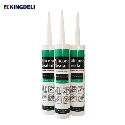 Price Rtv Waterproof Multipurpose Acetic Transparent Gp Silicone Sealant For Glass